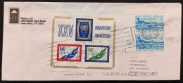DM)1970, UNITED NATIONS, FIRST DAY COVER, ISSUE, XXV ANNIVERSARY OF THE UNITED NATIONS, UN SERIES, SANTIAGO DE CHILE, FD - Other & Unclassified