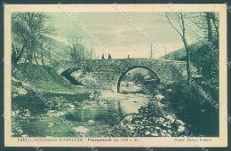 L'Aquila Pescasseroli Ponte Santa Venere Alterocca SCOLLATA Cartolina JK4339 - L'Aquila