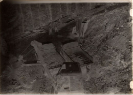 Plaque Photo Construction Du Barrage De BORT-les-ORGUES 19 Dérivation De La Rhue - Pas Cartes Postales - - Autres & Non Classés