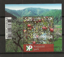 SLOVENIA 2013,SLOVENIAN NATURE PARK KOZJANSKO,NATURPARKS,BLOCK,MNH - Slovénie