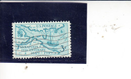 STATI UNITI  1949 - Yvert  535° - Annapolis - Used Stamps