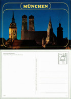 Ansichtskarte München Frauenkirche, Alter Peter, Rathaus Bei Nacht 1991 - München