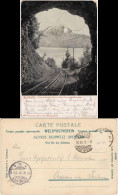 Luzern Lucerna Rigibahn, Tunneldurchblick Auf Den Vierwaldstättersee 1902  - Sonstige & Ohne Zuordnung