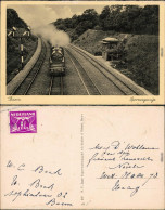 Lage Vuursche-Baarn Dampflokomotive - Haltepunkt Utrecht 1934 - Baarn