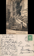 Meißen Freitreppe Im Schlossgarten Ansichtskarte 1926 - Meissen