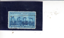 STATI UNITI 1952 - Yvert  564° -  Women - Used Stamps