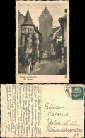 Ansichtskarte Meersburg Obertor Turm Torbogen Gasthof Zum Bären 1937 - Meersburg