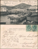 Postcard São Vicente (Kap Verde) Hafen Stadt - Gel. 1909 - Cape Verde