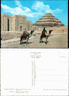 Postcard Sakkara King Zoser's Step Pyramid Pyramide & Kamel Reiter 1960 - Sonstige & Ohne Zuordnung