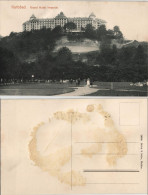 Postcard Karlsbad Karlovy Vary Anlagen Und Hotel Imperial 1912 - Tchéquie