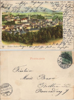 Ansichtskarte Baden-Baden Blick Auf Die Stadt - Künstlerkarte 1903 - Baden-Baden