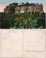 Ansichtskarte Rathen Fels Rauenstein (Sächsische Schweiz) 1928 - Rathen