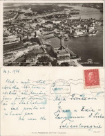 Postcard Stockholm Luftbild 1958 - Suède