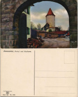 Ansichtskarte Dinkelsbühl Partie Am Bauhof Und Faulturm 1910 - Dinkelsbuehl