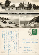 Bellin-Ueckermünde DDR Mehrbild-AK Ortsansichten Urlaubersiedlung Strand 1969 - Ückermünde