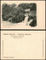 Postcard Cuautla (México) Brücke, Wasser - Menschen 1909 - Mexiko
