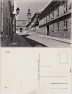 Zagreb Straßenansicht   Hrvatska Kroatien Foto Ansichtskarte Postcard 1940 - Kroatien