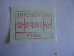 LUXEMBOURG  EMA  FRAMA ATM  MACHINE STAMPS - Máquinas Franqueo (EMA)