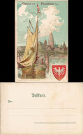Ansichtskarte Frankfurt Am Main Stadt, Segelboot - Künstlerkarte 1902 - Frankfurt A. Main
