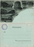 Ansichtskarte Kelheim Befreiungshalle, MB, Kloster Weltenburg 1902 Silberrand - Kelheim
