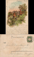 Nürnberg Nürnberger Burg Künstlerkarte Gemälde Kunstwerk Postkarte 1898 - Nuernberg