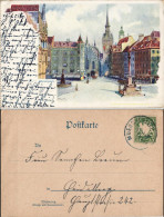 Ansichtskarte München Marienplatz - Künstlerkarte 1906 - München