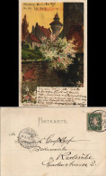 Nürnberg Nürnberger Burg Künstlerkarte 1899   Gel  KARLSRUHE (Ankunftsstempel) - Nuernberg