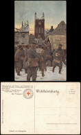 Ansichtskarte  Ankunft Von LiebesgabenKünstledrkarte Militaria WK1 1915 - Guerra 1914-18