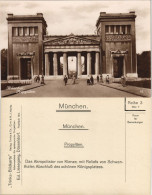 Ansichtskarte München Propyläen - Belebt, Straße 1928 - München