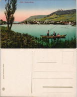 Ansichtskarte Stein Am Rhein Stadt, Angler Auf Dem Rhein 1912 - Sonstige & Ohne Zuordnung