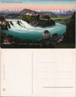 Ansichtskarte Neuhausen Am Rheinfall Rheinfall, Brücke - Dampflokomotive 1913 - Sonstige & Ohne Zuordnung
