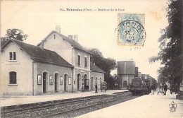 France - Néronde - Intérieur De La Gare - Train - Animé  - Carte Postale Ancienne - Nérondes