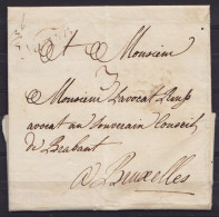L. Datée 17 Juillet 1773 De FEROZ Pour Avocat à BRUXELLES - Griffe "Namur" & Poids Man. "3/4" - 1714-1794 (Oesterreichische Niederlande)