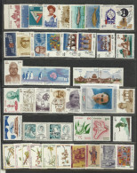 INDIA 1991 COMPLETE YEAR PACK OF STAMPS WITH SE-TENANT PAIRS AND COMPLETE SETS MNH - Ongebruikt