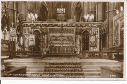 PC45343 High Altar. Westminster Abbey. London. Valentine. No G.3055. 1950 - Andere & Zonder Classificatie