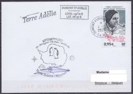 TAAF - Terre Adélie - Cachet Médecin BIBTA TA71 - Oblit. Dumont D'Urville 4-12-2020  // Tad372 - Lettres & Documents