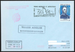 TAAF - Terre Adélie - Rayonnement Cosmique TA49 Càd Dumont D'Urville 31/10/1999 // Tad145 - Storia Postale