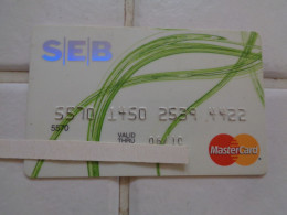 Estonia Bank Card - Cartes De Crédit (expiration Min. 10 Ans)