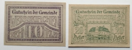 Austria 10/20H Notgeld  Weisskirchen 1920 (Ban.2023 - Austria