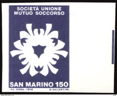 Mutuo Soccorso  Varietà Non Dentellato Con Colori Mancanti - Unused Stamps