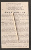 Beveren-Ijzer, Stavele, 1917, Anna Wullen, Meeuws - Devotion Images