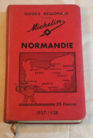 MICHELIN 1937 1938- GUIDE MICHELIN ROUGE - FRANCE 1937/38 - Bon État - état D'usage  En L'état, Comme Sur Les Photos - 1901-1940