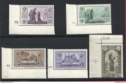 1931 Italia - Regno, N. 292/295 + 298  MNH ** Numero Di Tavola - Autres & Non Classés