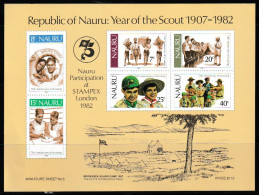 NAURU  1982  MNH  "SCOUTING" - Ungebraucht