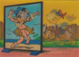 Disney - Donald Duck Hawaiian Dance 3 D Dimensional Postcard - Other & Unclassified