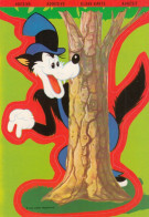 Disney - Big Bad Wolf Adhesive Sticker Postcard - Sonstige & Ohne Zuordnung