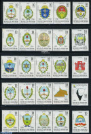 Argentina 1966 Independence 25v, Mint NH, History - Various - Coat Of Arms - Maps - Ungebraucht