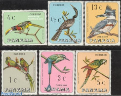 Panama 1967 Birds 6v, Mint NH, Nature - Birds - Parrots - Toucans - Panama