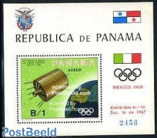 Panama 1969 Olympic Games By Satellite S/s, Mint NH, Performance Art - Sport - Transport - Radio And Television - Olym.. - Télécom