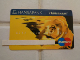 Estonia Bank Card - Credit Cards (Exp. Date Min. 10 Years)